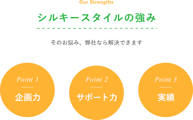 シルキースタイルの強み